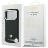 Husă pentru iPhone 17 Pro Max / iPhone 18 Pro Max, Guess Saffiano Small 4G Classic MagSafe, Neagră