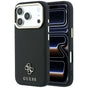 Husă pentru iPhone 17 Pro Max / iPhone 18 Pro Max, Guess Saffiano Small 4G Classic MagSafe, Neagră