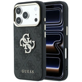 Husă pentru iPhone 17 Pro Max / iPhone 18 Pro Max, Guess Hardcase 4G Big Strass Logo, Neagră