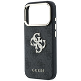 Husă pentru iPhone 17 Pro Max / iPhone 18 Pro Max, Guess Hardcase 4G Big Strass Logo, Neagră