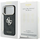 Husă pentru iPhone 17 Pro Max / iPhone 18 Pro Max, Guess Hardcase 4G Big Strass Logo, Neagră