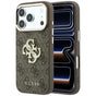 Husă pentru iPhone 17 Pro Max / iPhone 18 Pro Max, Guess Hardcase 4G Big Strass Logo, Maro