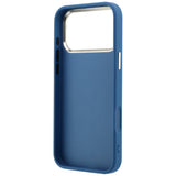 Husă pentru iPhone 17 Pro / iPhone 18 Pro, Guess Hardcase 4G Big Strass Logo, Albastră