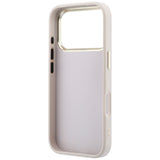 Husă pentru iPhone 17 Pro / iPhone 18 Pro, Guess Hardcase 4G Big Strass Logo, Roz