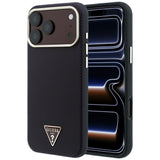Husă pentru iPhone 17 Pro / iPhone 18 Pro, Guess Kevlar Triangle Logo MagSafe, Bordo