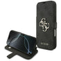 Husă pentru iPhone 17 Pro / iPhone 18 Pro, Guess Book 4G Metal Logo, Neagră