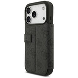Husă pentru iPhone 17 Pro Max / iPhone 18 Pro Max, Guess Book 4G Metal Logo, Neagră