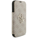 Husă pentru iPhone 17 Pro / iPhone 18 Pro, Guess Book 4G Metal Logo, Roz