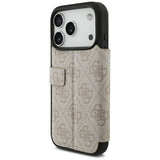 Husă pentru iPhone 17 Pro Max / iPhone 18 Pro Max, Guess Book 4G Metal Logo, Roz