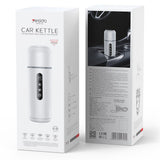 Ceainic electric pentru mașină Yesido VC20, 500ml, 100W, temperatură reglabilă, display LED, 12-24V, Alb