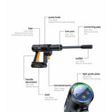 Aparat de spalat sub presiune auto Yesido VC18, cu spumiera, 0.9MPa, 4L/min, 22000 RPM, Negru