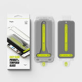 Folie telefon pentru Google Pixel 9 Pro / 10 Pro / 11 Pro, Ringke Easy Slide Tempered Glass Privacy, set 2 bucăți, Neagră