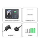 Camera de pontaj Yesido KM30, recunoastere faciala, amprenta, vena palmara, card, parola, dual-camera, 1000 utilizatori, Neagra