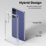 Husă pentru Samsung Galaxy S26 FE, Ringke Fusion, Transparentă