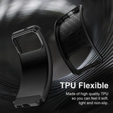 Husă pentru Xiaomi Poco F9 Pro, Techsuit Carbon Silicone, Neagră