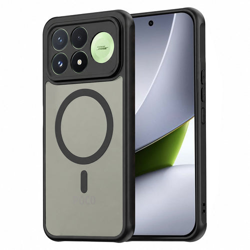 Husă pentru Xiaomi Poco F9 Pro, Techsuit HaloFrost II MagSafe, Neagră