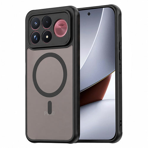 Husă pentru Xiaomi Poco F9 Ultra, Techsuit HaloFrost II MagSafe, Neagră