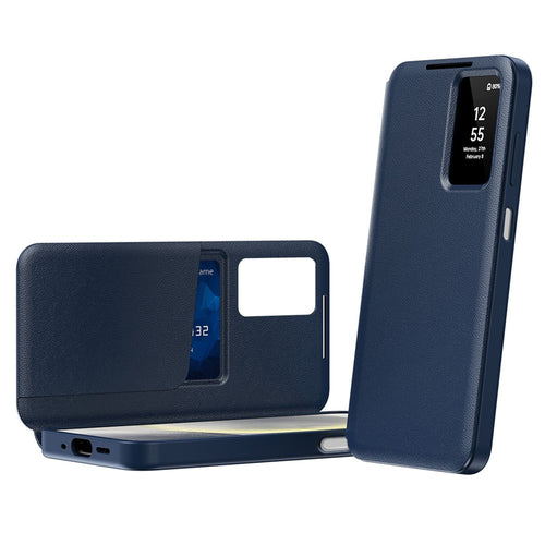 Husa pentru Samsung Galaxy A27 5G, Techsuit SmartView Series, Albastra