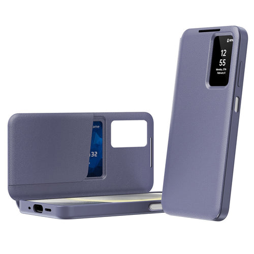 Husă pentru Samsung Galaxy A27 5G, Techsuit SmartView Series, Mov