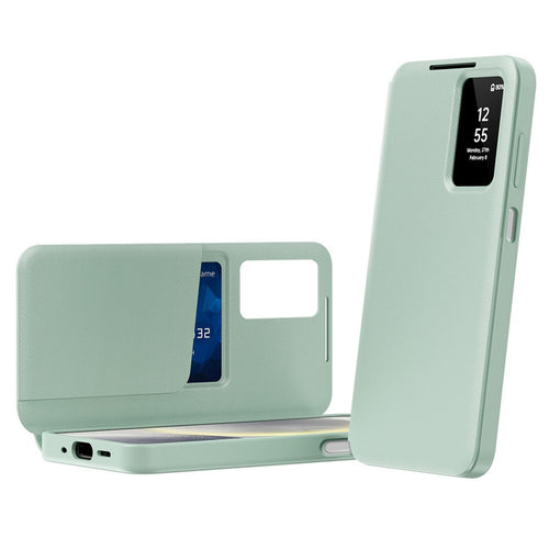Husă pentru Samsung Galaxy A27 5G, Techsuit SmartView Series, Verde