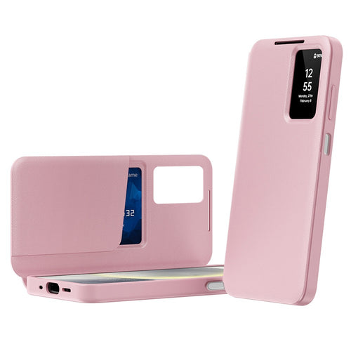 Husă pentru Samsung Galaxy A27 5G, Techsuit SmartView Series, Roz
