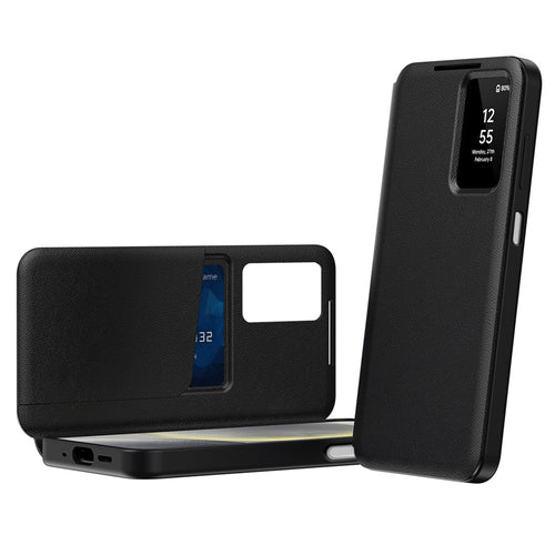 Husa pentru Samsung Galaxy A27 5G, Techsuit SmartView Series, Neagra
