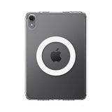 Husă tabletă pentru iPad mini 6 (2021) / iPad mini 7 (2024), Spigen Ultra Hybrid MagFit, Albă