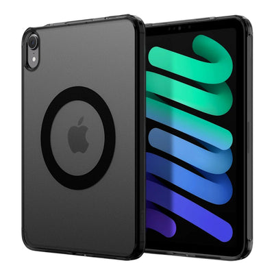 Husă pentru iPad mini 6 (2021) / iPad mini 7 (2024), Spigen Ultra Hybrid MagFit, Negru frost