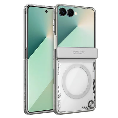 Husă pentru Samsung Galaxy Z Flip7, Nillkin Iceblade Magnetic, Gri