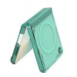 Husă pentru Samsung Galaxy Z Flip7, Nillkin Iceblade Magnetic, Verde