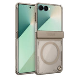 Husă pentru Samsung Galaxy Z Flip7, Nillkin Iceblade Magnetic, Maro