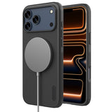Husă pentru iPhone 17 Pro / iPhone 18 Pro, Nillkin Super Frosted Shield Pro Magnetic, Neagră