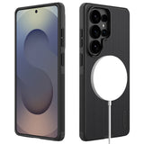 Husă pentru Samsung Galaxy S26 Ultra, Nillkin Super Frosted Shield Pro Magnetic, Neagră