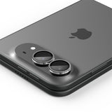 Folie pentru camera foto pentru iPhone Duo (set 2), Spigen Optik.tR EZ Fit Pro, Albă