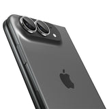 Folie pentru camera foto pentru iPhone Duo (set 2), Spigen Optik.tR EZ Fit Pro, Albă