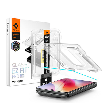 Folie telefon pentru iPhone Ultra, Spigen Glas.tR EZ-FIT Pro HD, Transparentă