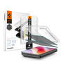 Folie telefon pentru iPhone Ultra, Spigen Glas.tR EZ-FIT Pro HD, Privacy, set 2 bucăți