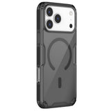 Husă pentru iPhone 17 Pro / iPhone 18 Pro, Nillkin Nature TPU Pro MagSafe, Neagră transparentă