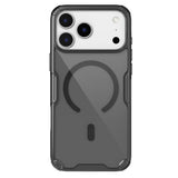 Husă pentru iPhone 17 Pro / iPhone 18 Pro, Nillkin Nature TPU Pro MagSafe, Neagră transparentă