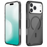 Husă pentru iPhone 17 Pro Max / iPhone 18 Pro Max, Nillkin Nature TPU Pro MagSafe, Negru transparent