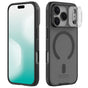 Husă pentru iPhone 17 Pro Max / iPhone 18 Pro Max, Nillkin CamShield Pro Magnetic, Transparentă Neagră