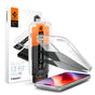 Folie de sticla pentru iPhone 18 Pro, Spigen Glas.tR EZ-FIT Pro HD, Privacy, set 2 bucati