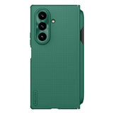 Husă pentru Samsung Galaxy Z Fold7, Nillkin Super Frosted Shield Fold Magnetic Pen Holder, Verde