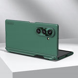 Husă pentru Samsung Galaxy Z Fold7, Nillkin Super Frosted Shield Fold Magnetic Pen Holder, Verde