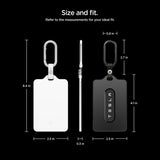 Husa cheie auto Spigen Card Holder ACP11405, cu 2 Carabinere si 4 Folii Protectie, set 2 bucati, Negru / Alb