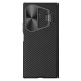 Husă pentru Samsung Galaxy Z Fold7, Nillkin CamShield Prop Magnetic, capac metalic obiectiv, Neagră