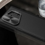 Husă pentru Samsung Galaxy Z Fold7, Nillkin CamShield Prop Magnetic, capac metalic obiectiv, Neagră