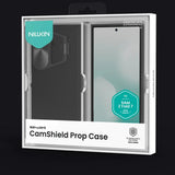 Husă pentru Samsung Galaxy Z Fold7, Nillkin CamShield Prop Magnetic, capac metalic obiectiv, Neagră