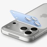 Folie camera pentru iPhone 18 Pro, Spigen Optik.tR EZ Fit Pro XL, Albastru deschis