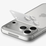 Folie pentru camera iPhone 18 Pro Max, Spigen Optik.tR EZ Fit Pro XL, Argintie